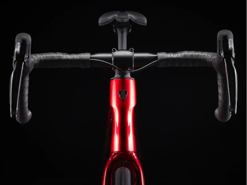 Trek Domane SLR 9 Gen 4 Carbon Road Bike 2025 in Red Carbon Smoke-2